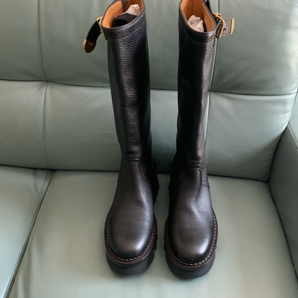 Chloé NWT Authentic Owena Knee High Platform Boot - Picture 2 of 15